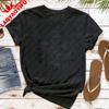T-shirt da Donna Foresta Montagna Sole Cotone Manica Corta Top Casual Moda Top Estivo Outdoor T-shirt con Fantasia Classica