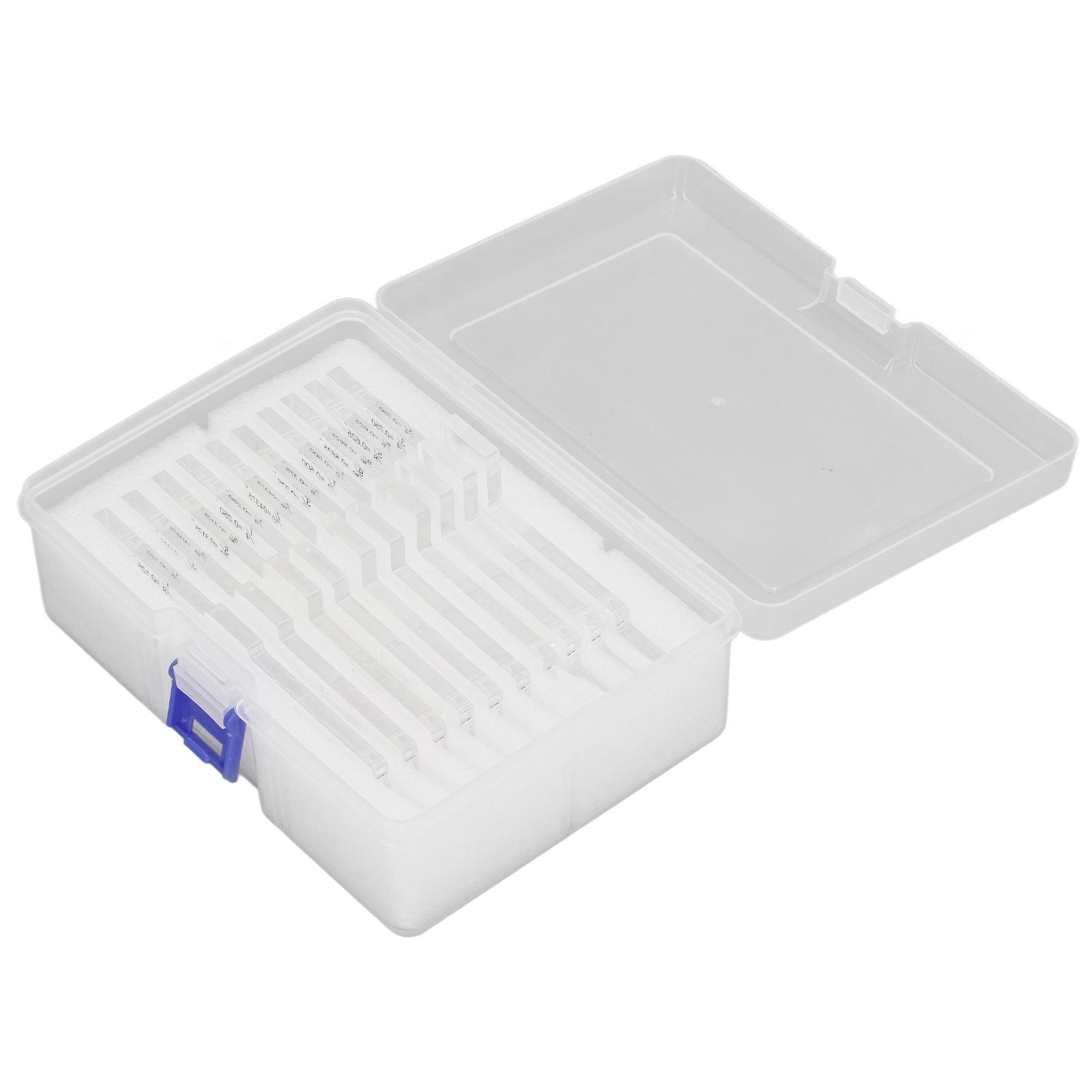 

10 шт. Настроечные бруски для фрезерного стола Прозрачный акрил Высокоточные настроечные блоки для деревообработки