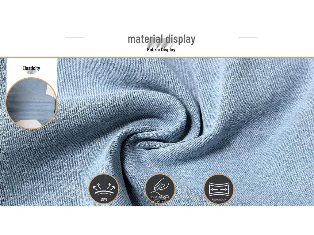 High Waist Sexy Slim Fit Denim Skirt with Button Slit for Women