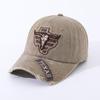 Cappello da Sole con Ricamo Patch Testa di Mucca in Cotone Lavato Cappellino da Baseball Cappello da Sole Cappello da Esterno Cappellino alla Moda