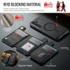 MAGKING K3 Series For Samsung Galaxy S24 FE Magnetic Case Detachable Wallet PC + TPU + PU Phone Cover