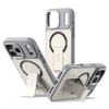 Magnetic Folding Stand iPhone 17 Case, Skin-Feel Matte Protective Cover for 16 Pro Max