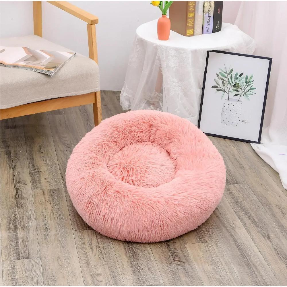 

кровать для кошки кровать для питомца домашние животные кровать для собаки товары для животных Кошачий домик Собачий домик Зимний съемный чистящий кошачий сон круглое гнездо 40cm&Without box