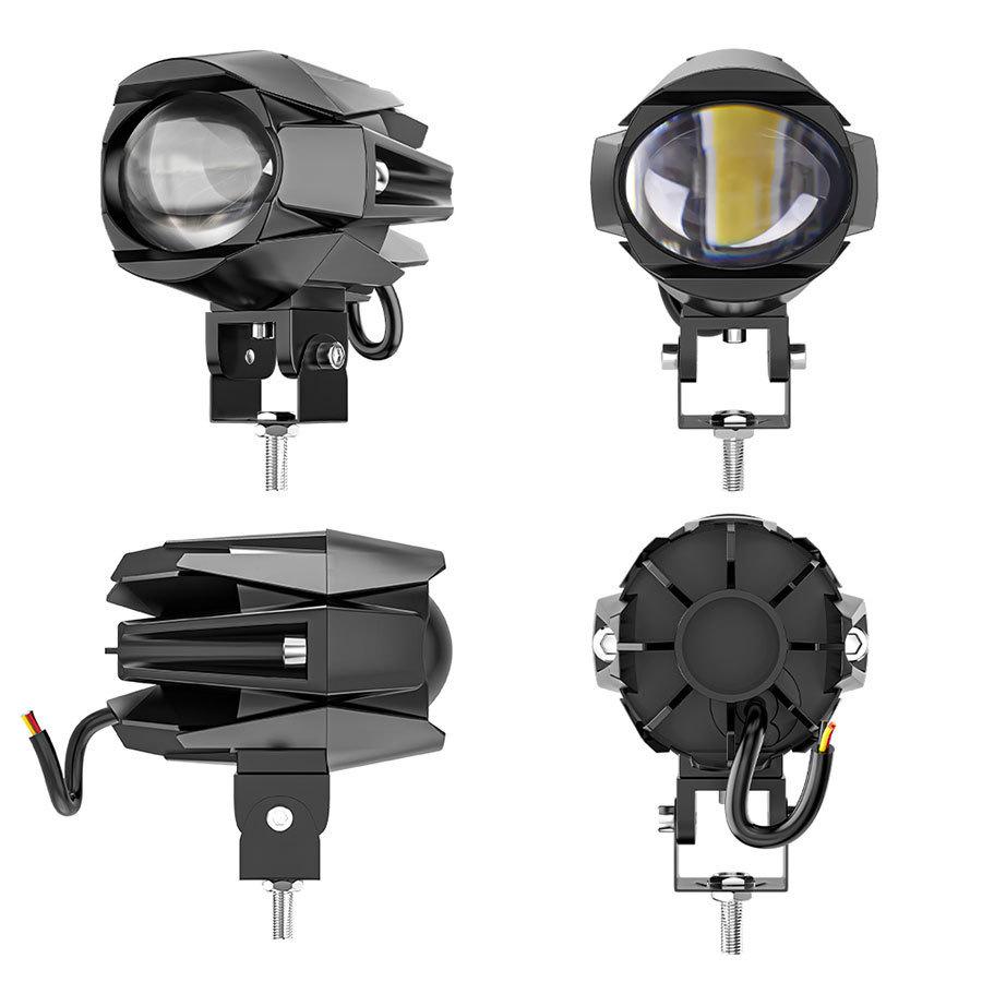 Motorcycle LED Spot Light For Waterbird Series Ultra Bright Laser Lens Off Road Fog Lamp