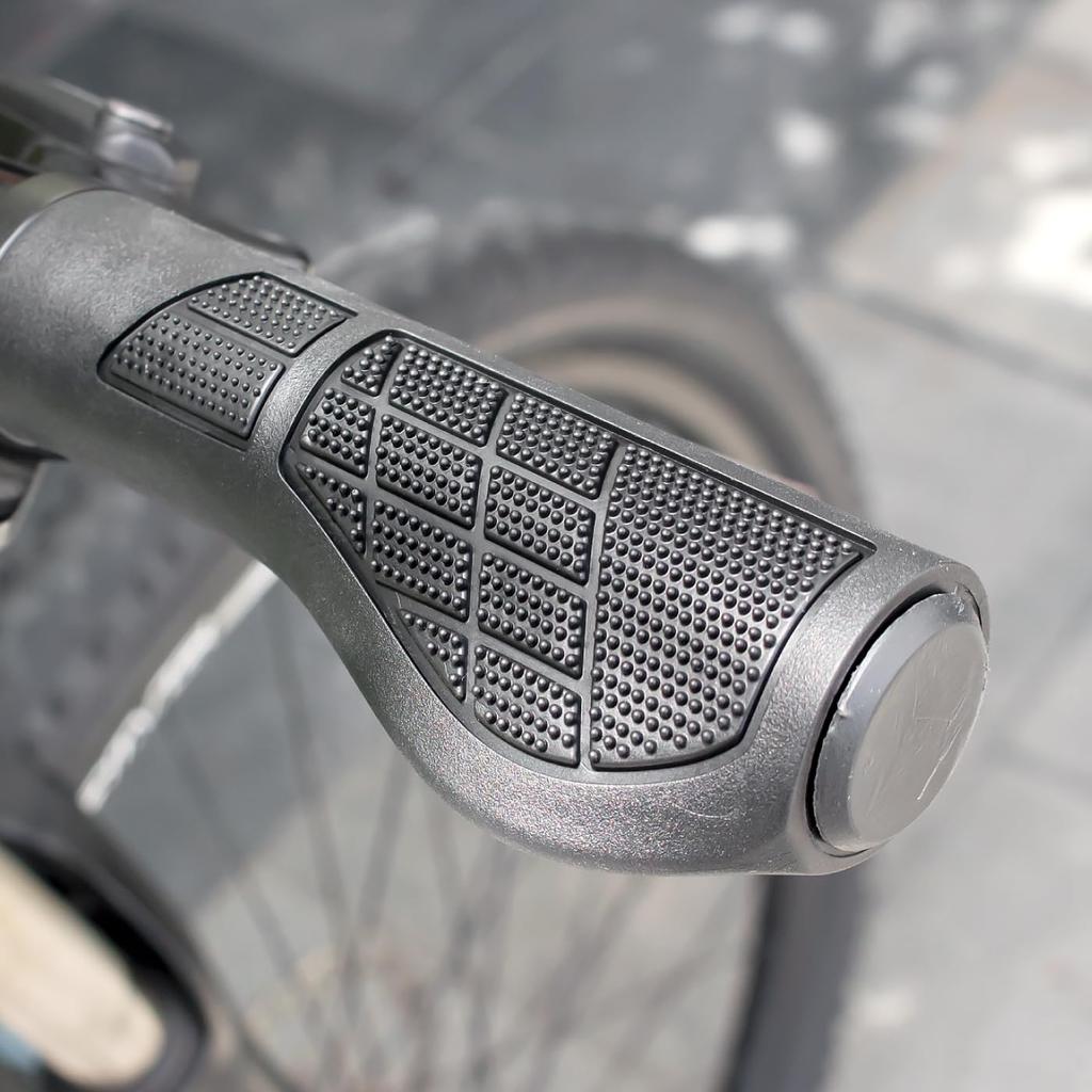 GORIX Bicycle Ergonomic Customizable Grip Replacement for Cross Mini and Electric Bicycles Grips, Non-sticky Shock-Absorbing, Bikes, MTB, Velo, (GWR