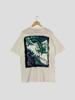 Vintage 90s Ocean Pacific Surfer White Tshirt Large Ocean Pacific Surfing Wave Big Image Back Hit Tee Ocean Wave Surfing Beach Usa Size L