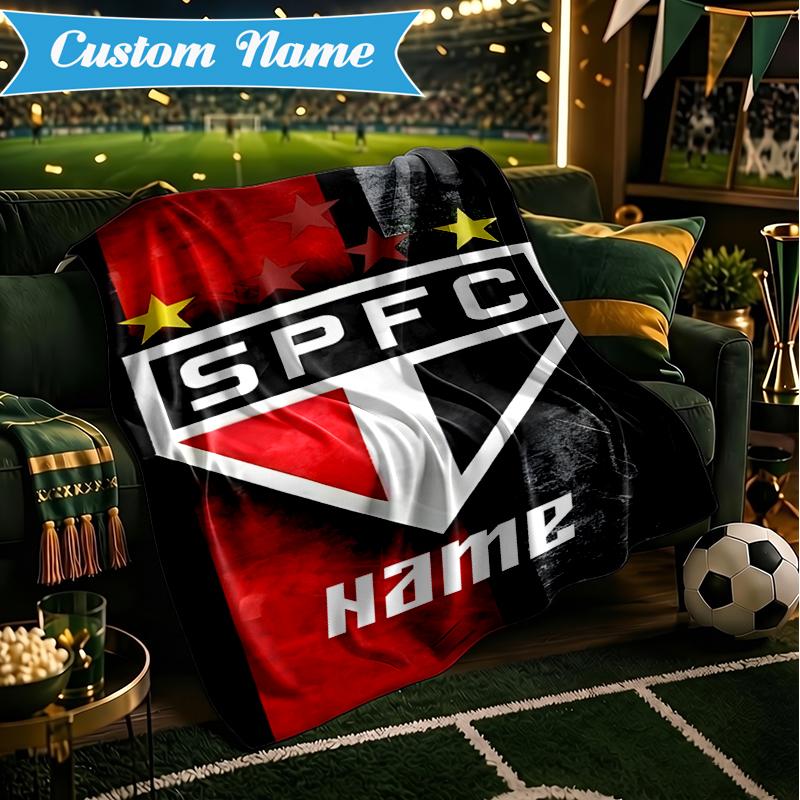 Custom Name SPFC Thunder God Blanket Lightweight Ideal Bedding Blanket Perfect for Travel, Camping, Living Rooms, Sofas, Christmas gift
