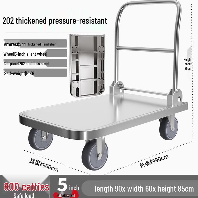 Explorer Stainless Steel Platform Hand Truck