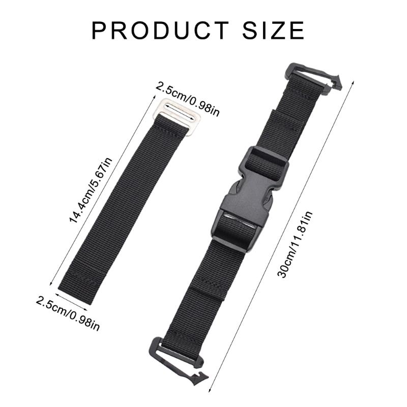 Scubas Diving Backplate Chest Strap Buckle Diving Harness Adjustable Scubas Diving Quick Releases Chest Sternum Strap