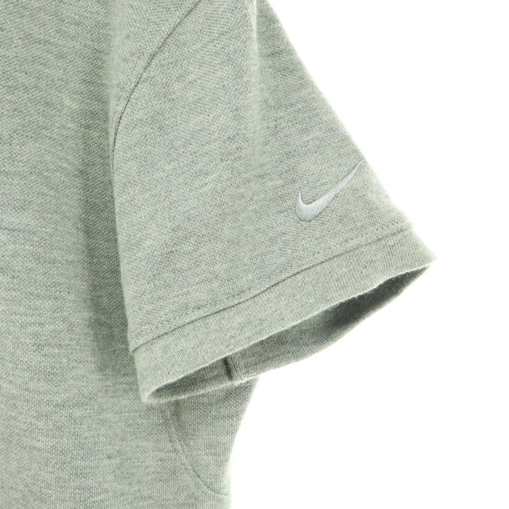 Beauty Products NIKE French Sleeve Polo Knee-length Dress M Gray Women Used