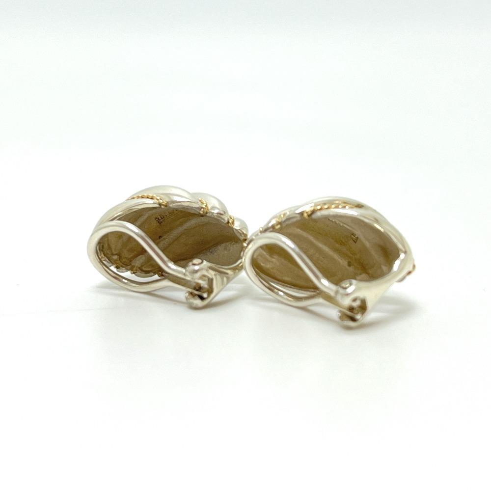 TIFFANY&Co. Twist Rope Dome Earrings Accessories Earrings SV/K14 Silver x Gold