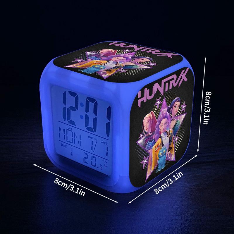 Kpop Dämon Neue Gruppe Schüler Wecker Bunter Digitaler Wecker Kinderzimmer Anime Cartoon Dämonenjägeri Wecker Geschenk