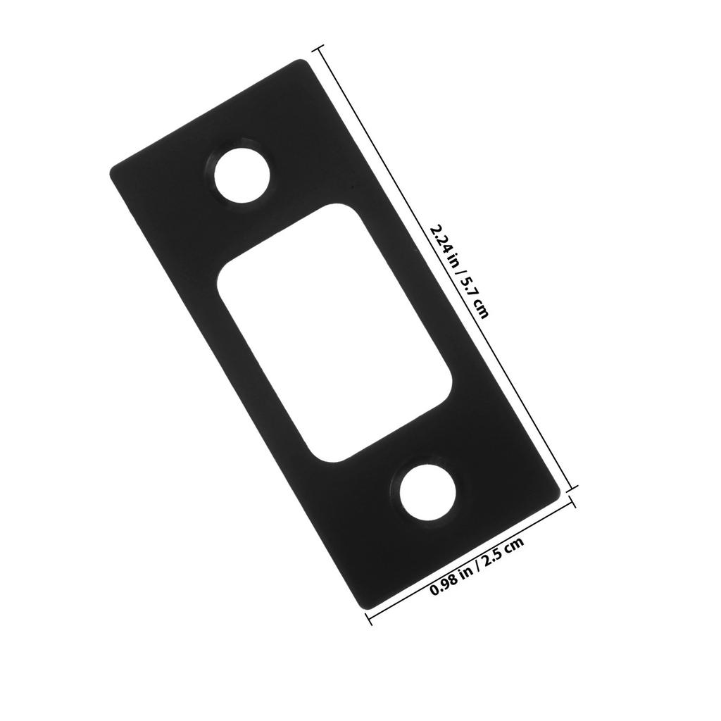 Door Lock Strike Plate Stainless Steel Deadbolt Front Door Reinforcement Security Metal Plate Deadbolt Installation