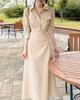 2026 Spring Korean Chic French Style Waist-Cinched Slimming Dress for Women