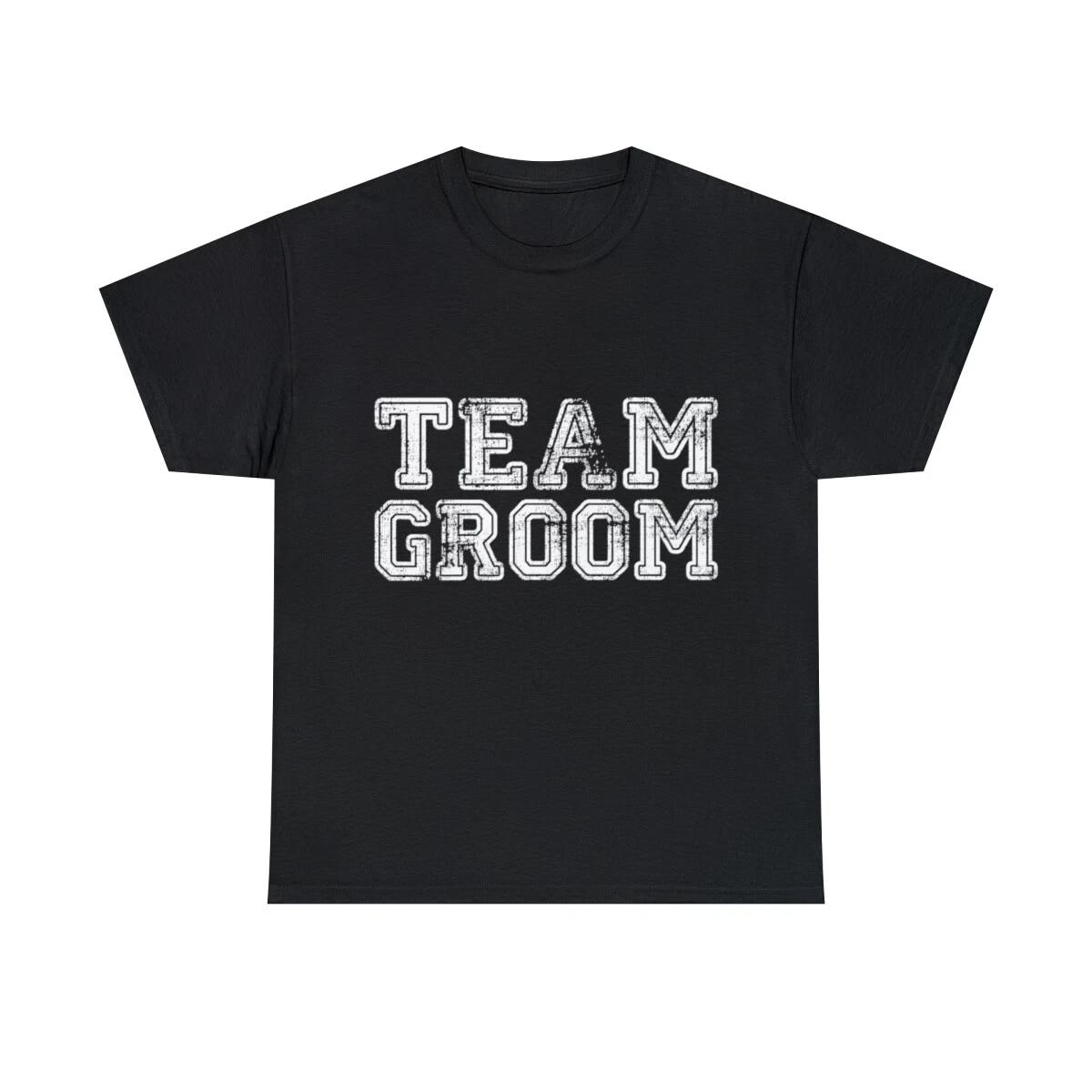 Team Groom Graphic Tee Shirt, S-5XL S