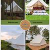 Outdoor Indian Yurt Pyramid Tent with Chimney Port