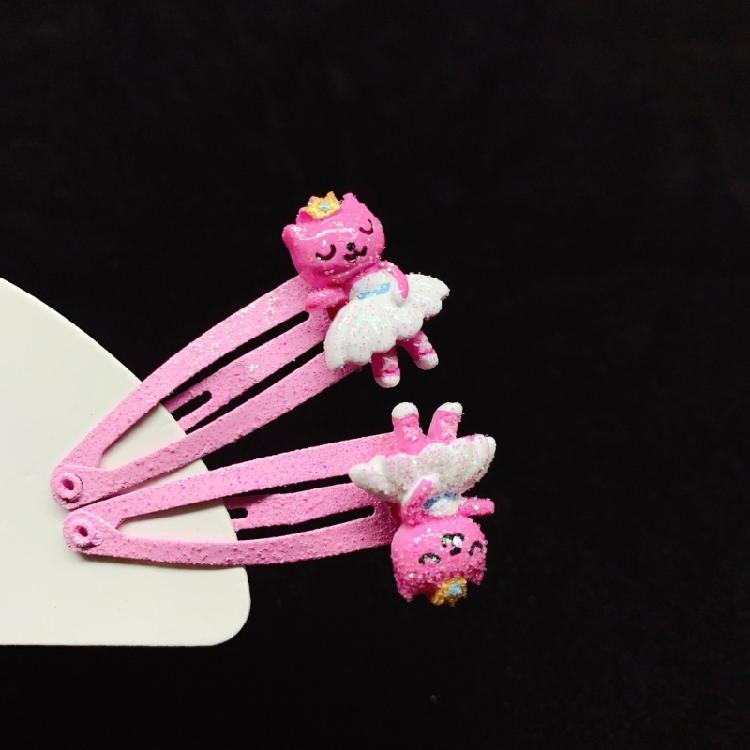2pcsSweet Hairy Hairpin Princesses Hair Clip Delicate Beautiful Women Barrettes for Various Outfits and Event