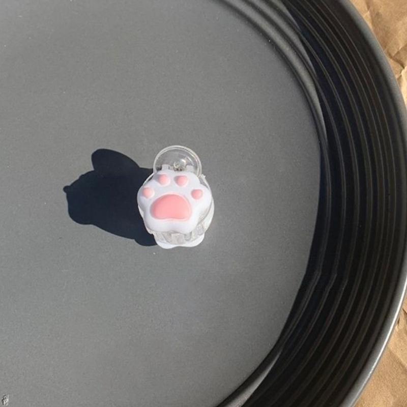 Mini Hair Clips Non-Slip Resin Cute Cats Paw Hair Claws Lovely Small Hair Clamps Ponytail Decoration Trendy Hair Prop