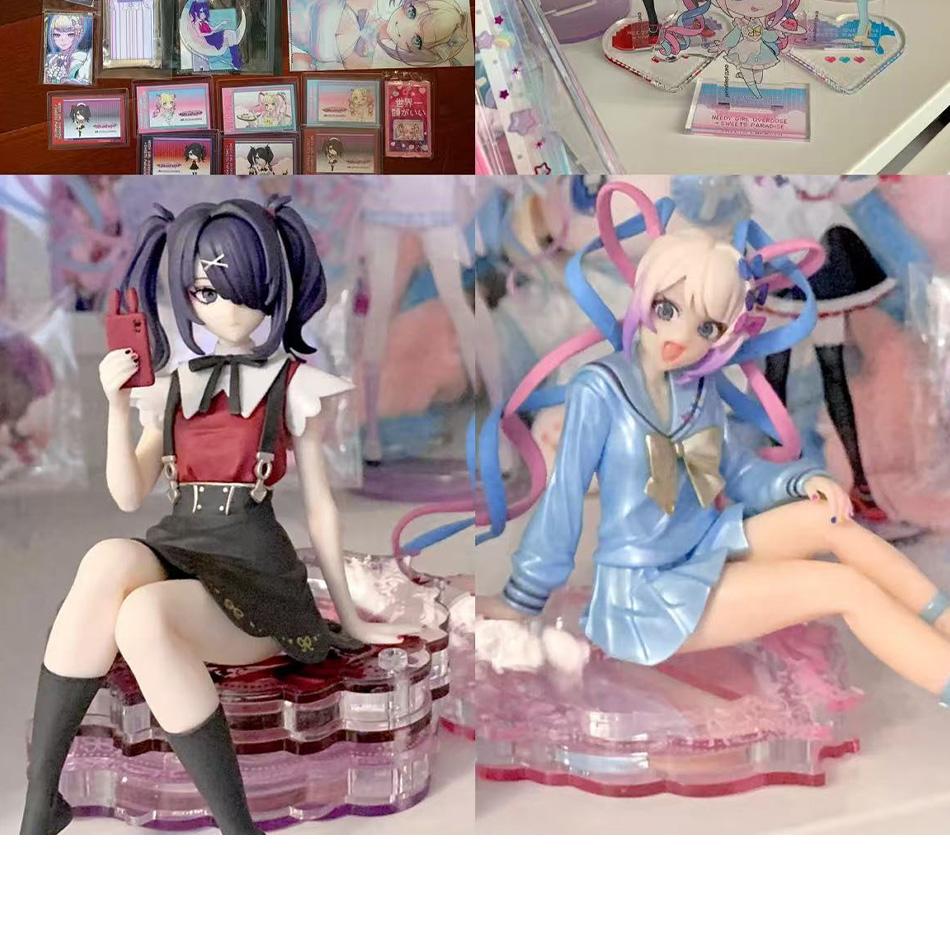 Anime Bedürftiger Streamer Überdosis Chouzetsu Saikawa Tenshi-chan Sitzende Figur PVC Statue Schreibtischdekoration Geschenk