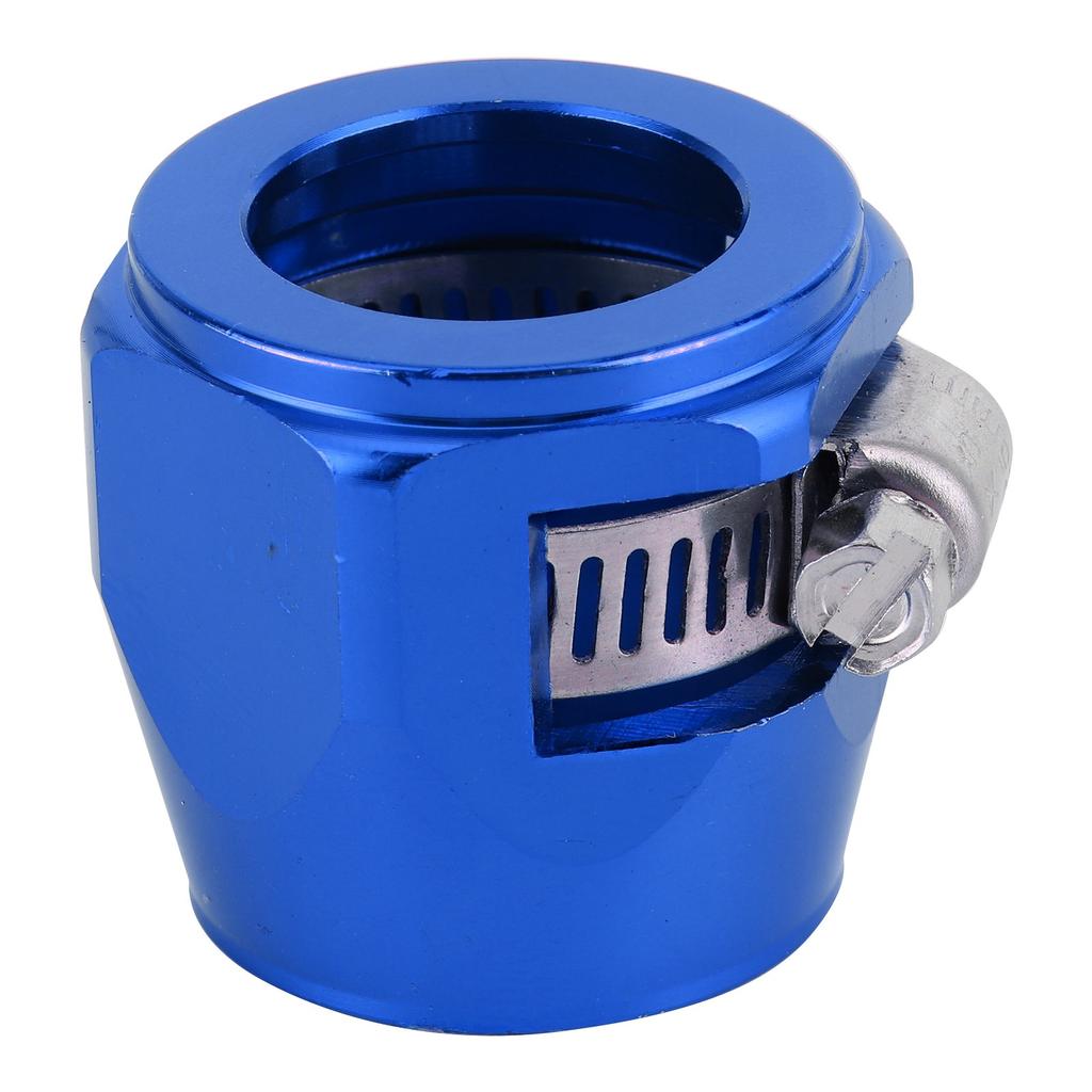 12AN Hose Finisher Clamp Connector Finishing Clip for Fuel Oil Diesel Gas Air Flexible TubeBlue