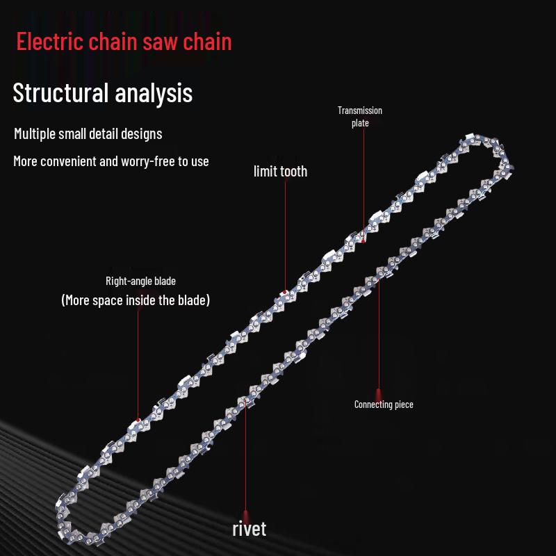 High-Grade Chainsaw Chain: 16", 18", 20", 22", 24"