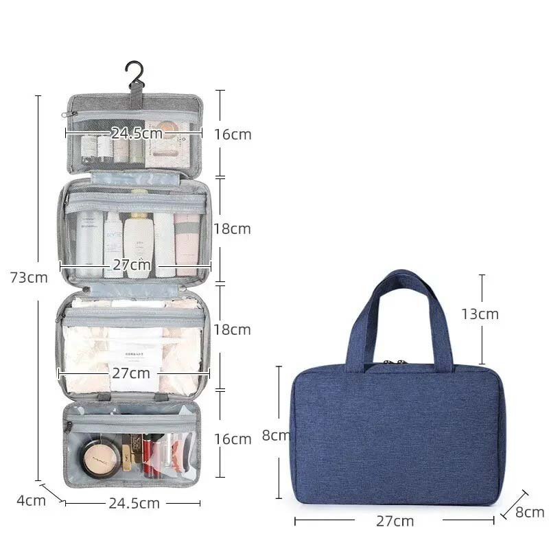 Large Capacity Toiletry Makeup Bag Cosmetic Storage Travel Hanging Washbag