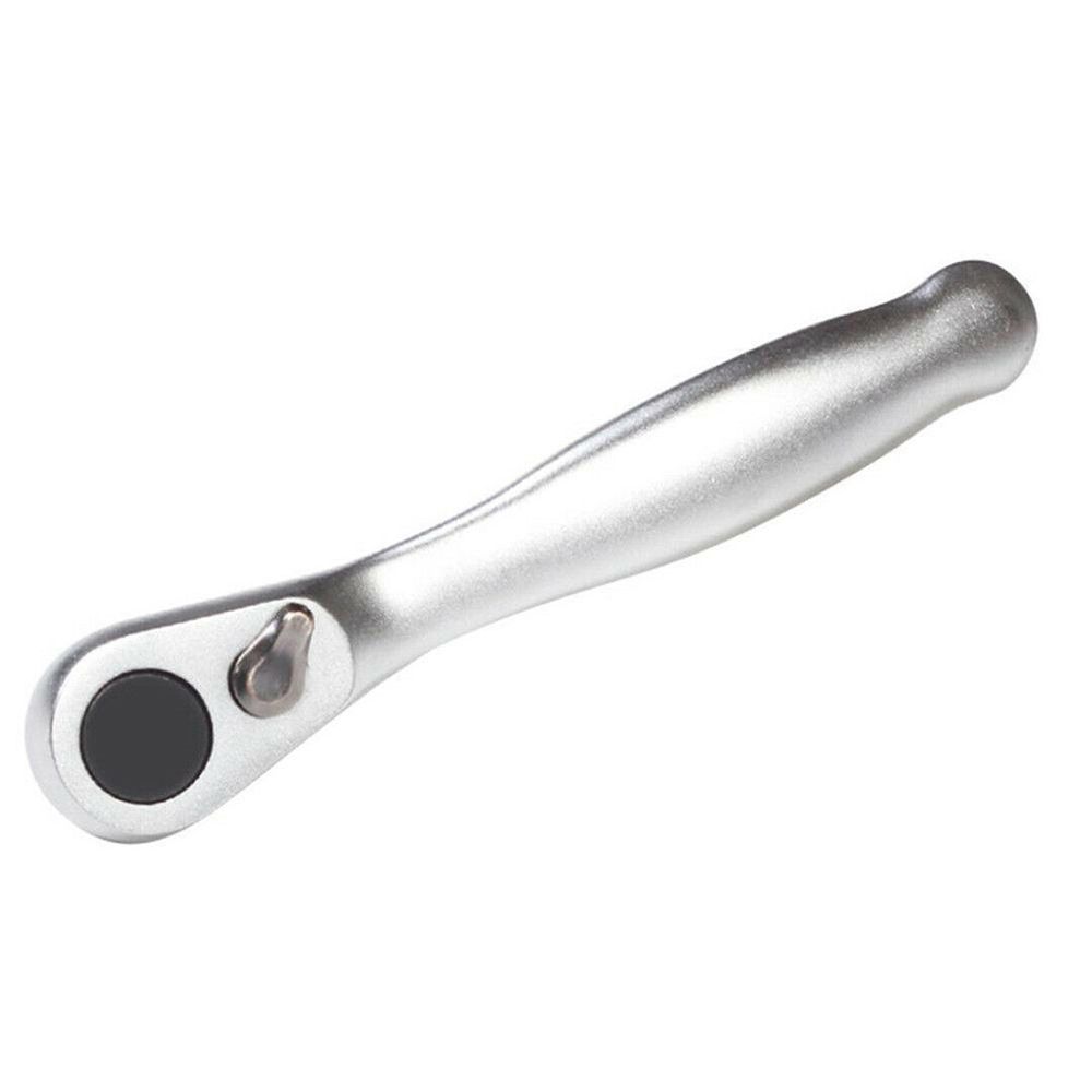 Quick Ratchet Handle 72 Teeth Hand Repair Tools Socket Spanner 1/4" Drive Wrench