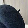 Autumn and Winter Woolen Thickened Newsboy Hat Female Star Anise Cap Elegant Painter Bud Hat