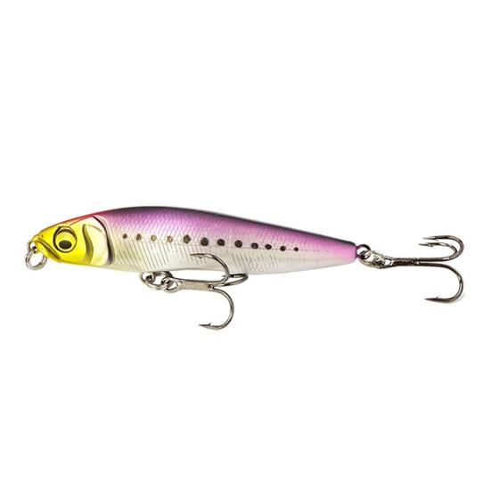 Fishing Lure Artificial Hard Swimbait with Treble Hook Realistic Looking Bright Color Natural Swimming Posture Fake Bait Lure