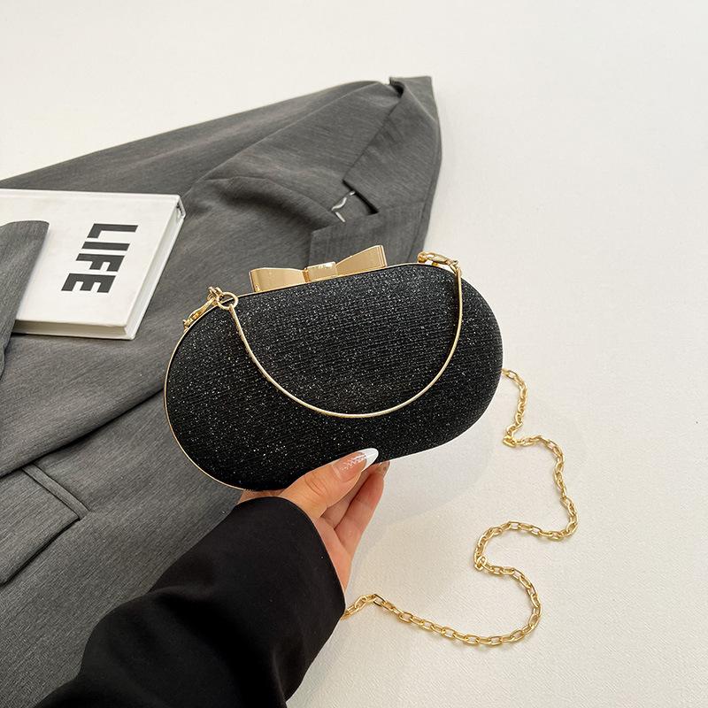Luxury Sequined Hand-held Dinner Bag, Elegant Style Bag, High-end Chain Single-shoulder Crossbody Bag, Handbag for Wedding Party