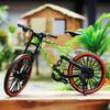 Simulation Bicycle Model Racing Metal Zinc Zinc Alloy Bicycle Toy Kids Toy Mini Bicycle  Collection