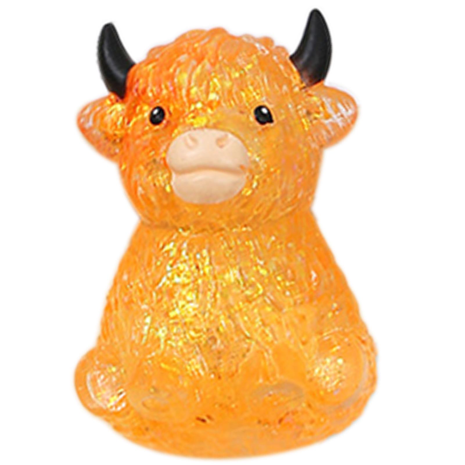 

Slow-rising Cow Squeeze Toy For Adults Premium Safe & Washable Material Travel Anxiety Relief Companion оранжевый
