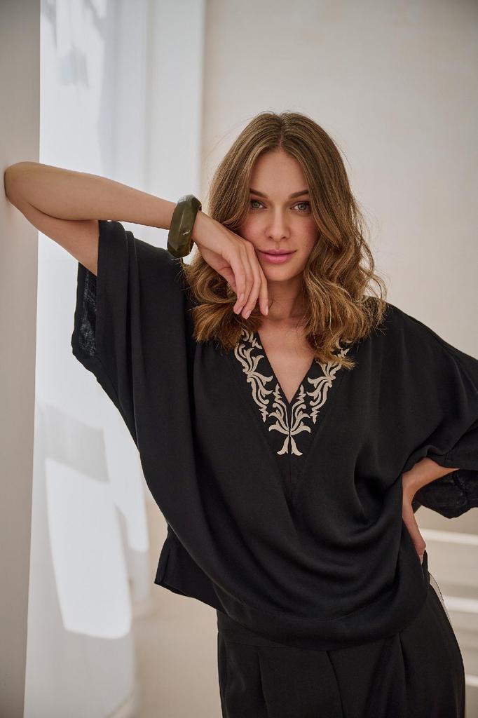 Izabell Black Women's Blouse 36/38