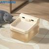 JUSTINLAU 3L Kabellose Automatische Katzen-Trinkbrunnen Sensor Intelligenter Haustier-Trinkbrunnen Lebensmittelgeeigneter Haustier-Wasserspender für Hund Katze