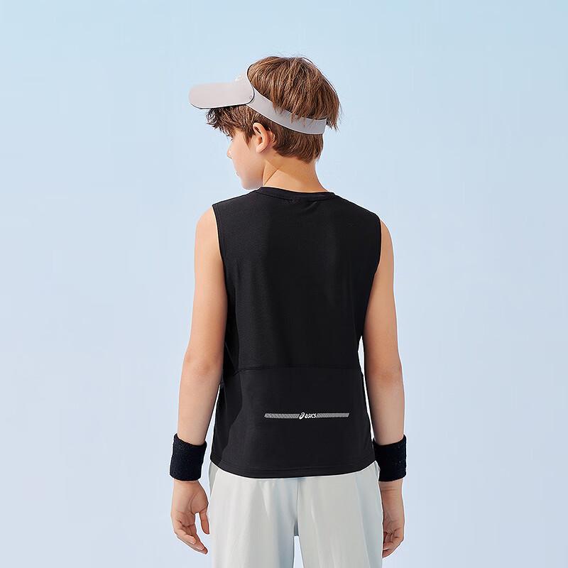 Asics Kids' 2026 Summer "SUPER T" Moisture-Wicking Sleeveless Sport T-Shirt