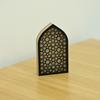 LED Eid Desktop Ornament Creative Eid Wooden Decoration Handmade Night Light Ornament  Banquet