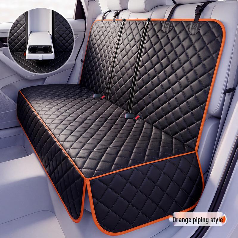 Waterproof & Dirt-Proof Rear Car Seat Cushion for Small/Medium Dogs - Travel Essential Mat