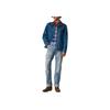 Levis Casual Comfortable Simple Color Block Collar Single-Breasted Long Sleeve Denim Jacket Men Jackets 002WN-0000