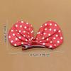 1 Red Bow Hair Clip Cute Hair Accessory Suitable for Daily Use
