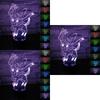 New Pokemon Go 3d Sylveon Night Light With Stunning 7 Color Change Led Desk Lamp