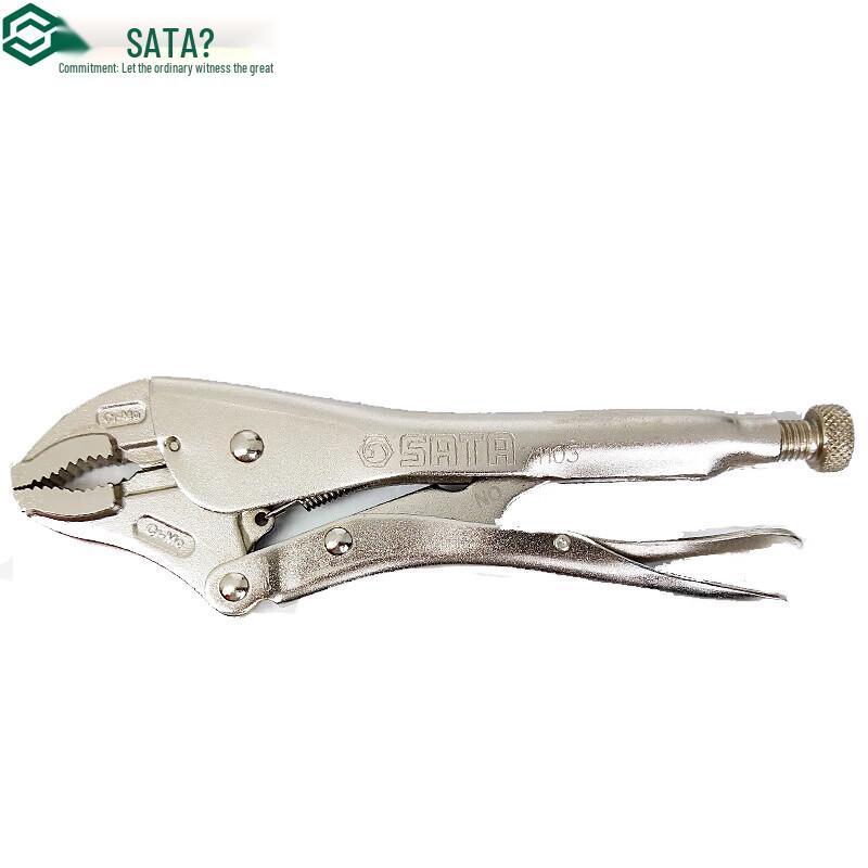 SATA 10-inch Round Jaw Locking Pliers with Cutter