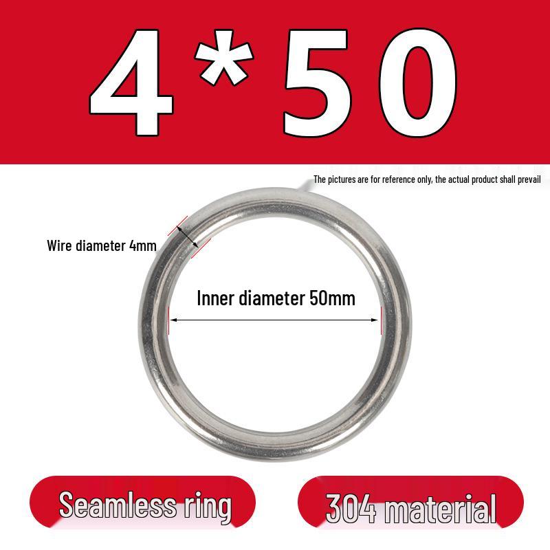 Stainless Steel Seamless O-Ring: Corrosion-Resistant Accessory for Handbags and Pet Gear