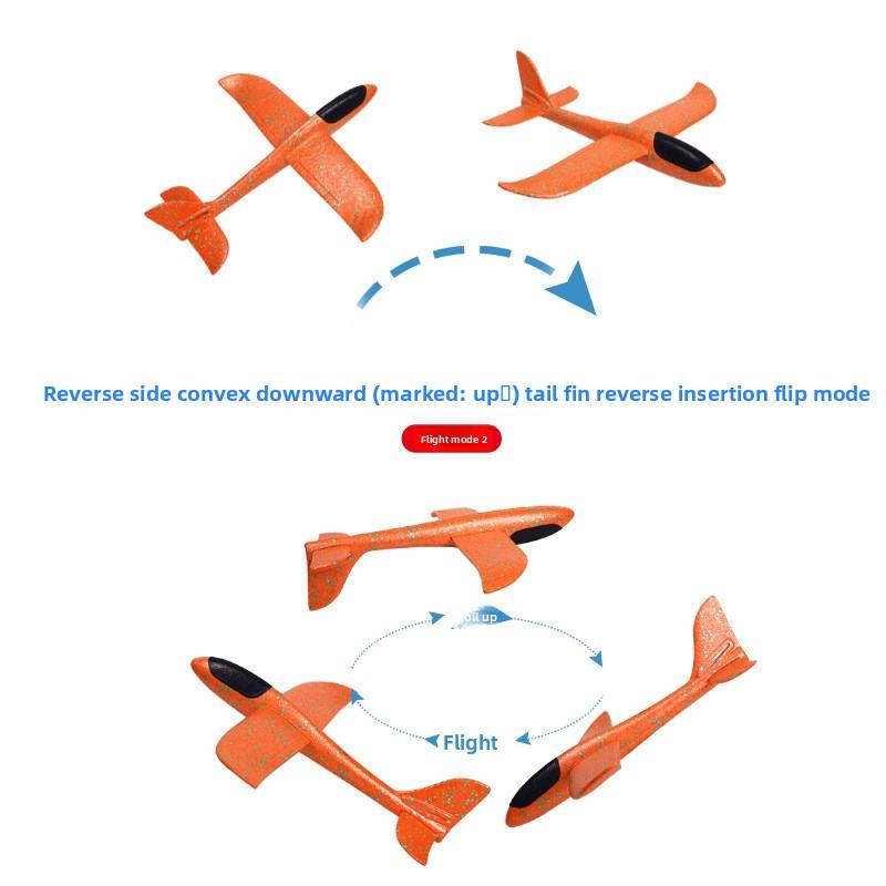 Foam Aircraft Luminous Toy Hand Throw Aircraft Model Children Glider Activity Ground Marketing