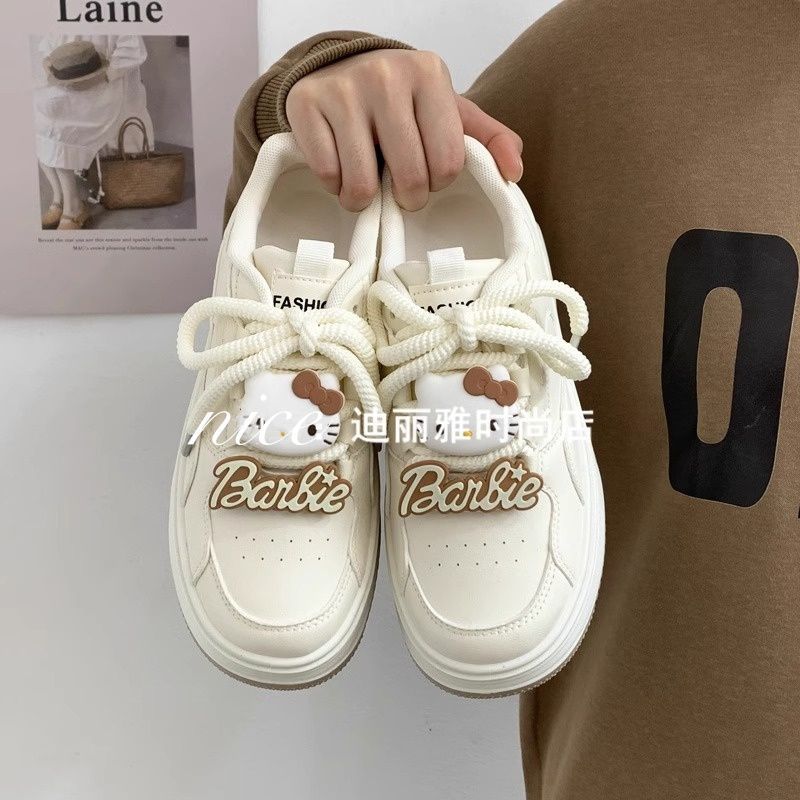 Explosive Change Kt Cat Platform Big Head Bread Little White Shoes Women's 2025 Autumn and Winter New Versatile Student Sports Shoes