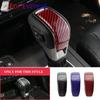 Carbon Fiber Color Interior Gear Shift Knob Decorator Cover for Ford Ranger Raptor Everest Endeavour 2019 2020 2021