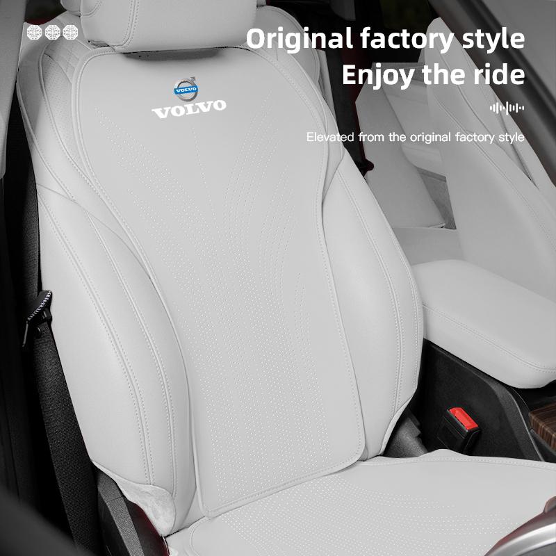 Car Logo Seat Covers Auto Seat Breathable Protection Cushion For Volvo Xc60 Xc90 V40 V60 S60 V50 V90 S80 C40 XC40 V70 XC70 C30