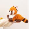 17cm Kawaii Červená panda plyšová panenka Anime plyšová figurka nadýchaný mýval zvířátko objímací polštář dekorace do dětského pokoje dárek měkká hračka