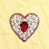 Blingbling Heart Patches Sew On Bannner Repair For Clothing Applique Sequined Patches Sew On Craft