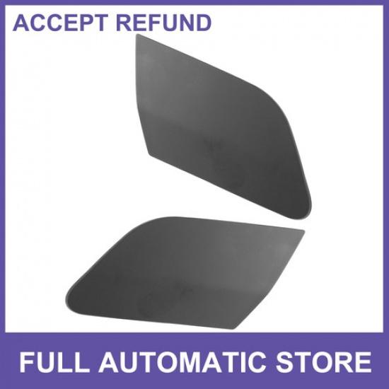 Front Bumper Headlight Washer Nozzle Cover Cap Pair  for Volkswagen Gray