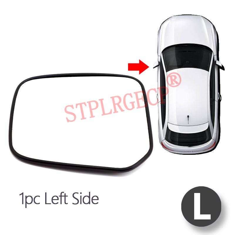 Stplrgecp Fahrerseite Links Rechts Türseite Ohne Heizung Außenspiegelglas Linse für Mitsubishi L200 Triton Strada MK K74 1998-2006
